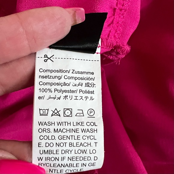 SHEIN Pink Smocked Tiered Mini Sundress Small - Picture 12 of 13